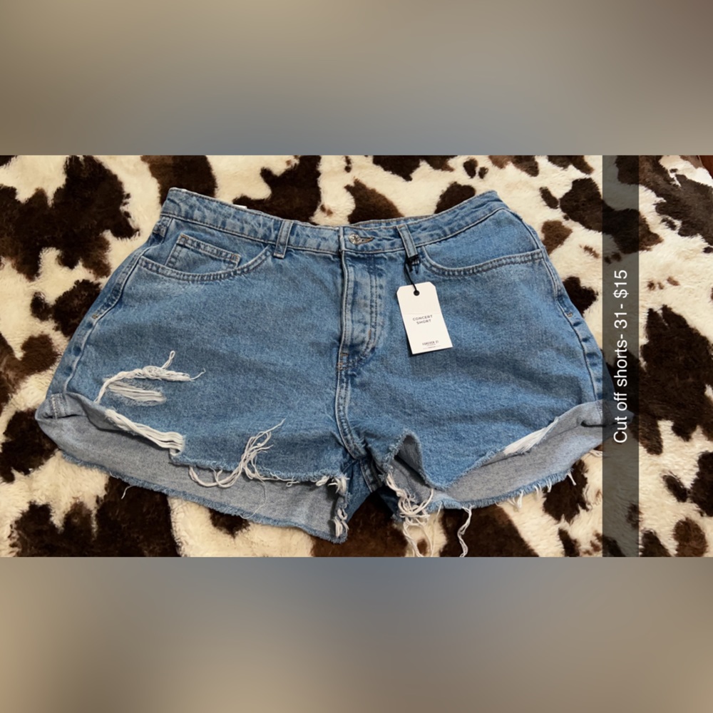 Cut off shorts high waist